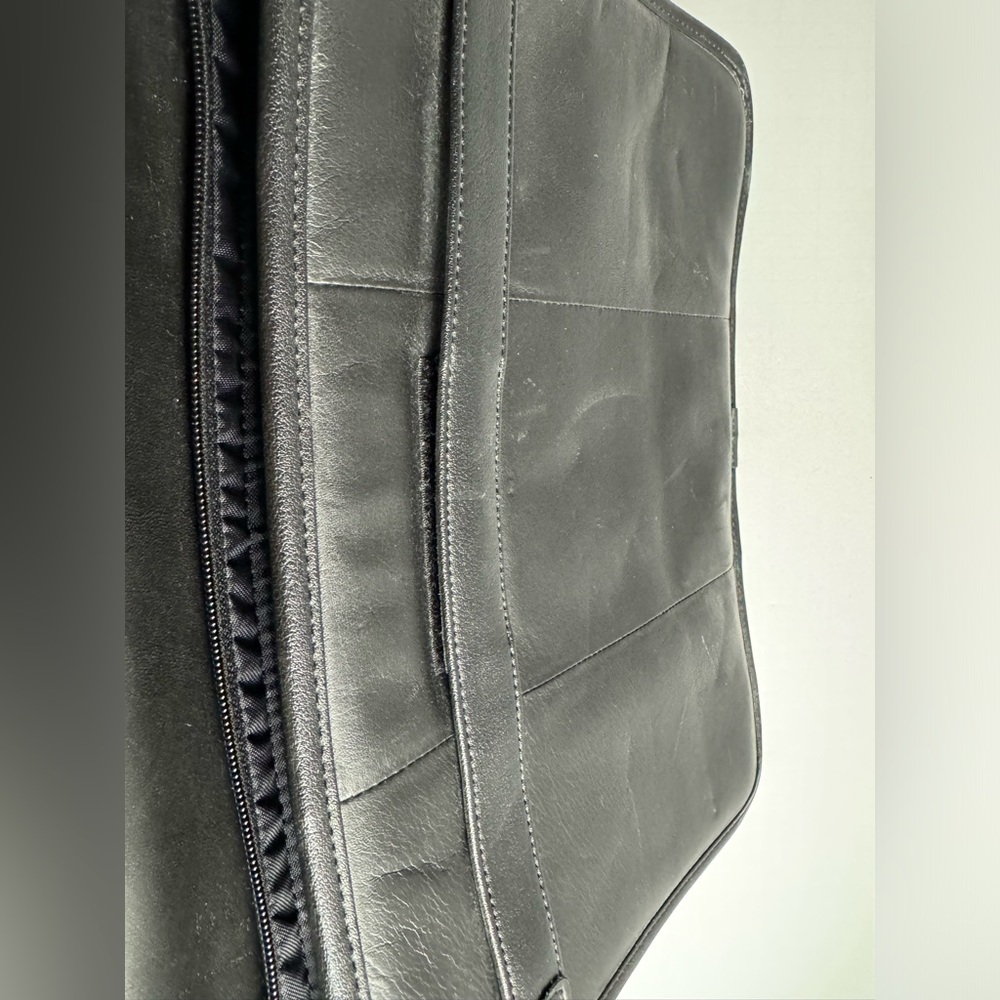 Pre owned Genuine Dell Laptop Messenger Bag Black Adjustable Strap - Picture 9 of 11